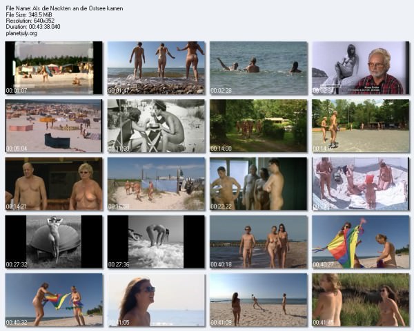 Video nudism in Germany - Als die to see naked an die Ostsee kamen [Pure naturism]