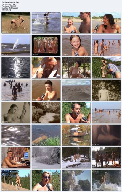 Video about family nudism in Ukraine - Dressed sun [Pure naturism]