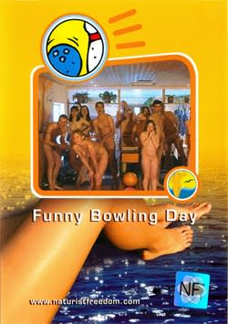 Youth nudists in bowling club - video [Pure naturism]