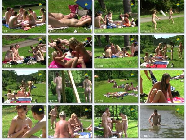 Bathing in a Bahnak-Family Naturism [Pure naturism]