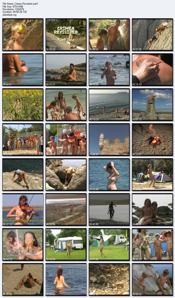 Crimea Revisited - family nudism video [Pure naturism]