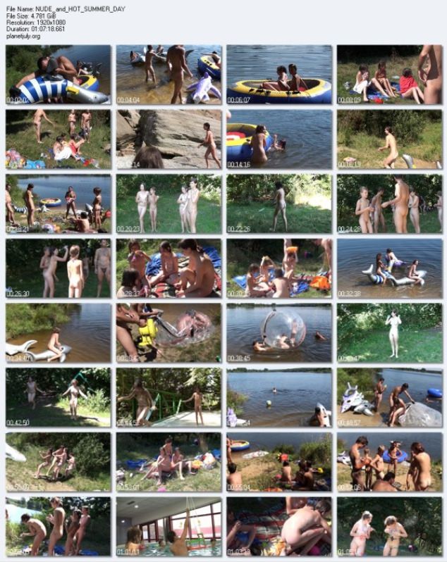 HD video nudism - NUDE and HOT SUMMER DAY [Pure naturism]