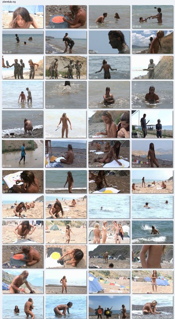 Nudism video - Mars and Muddy Merry-Making [Pure naturism]