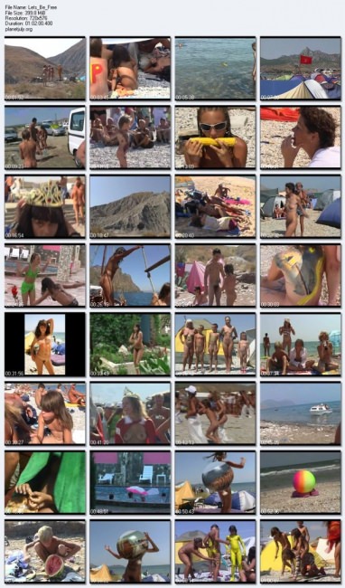 Family nudism - ABC Lets Be Free video [Pure naturism]