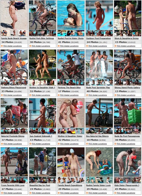 FKK water locations (set 1) - family nudism [Pure naturism]