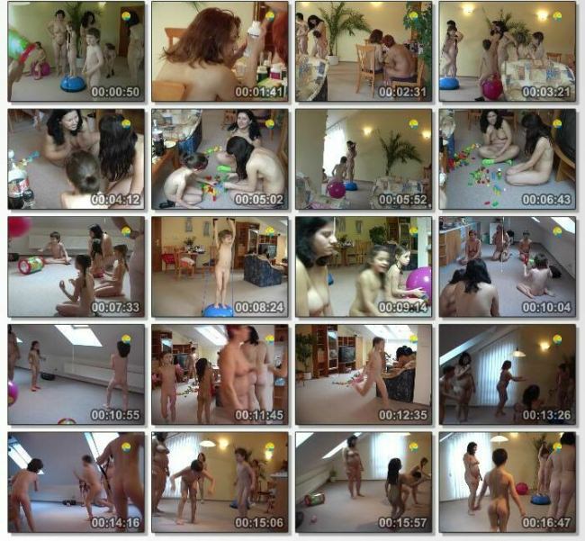 Home movies of family nudism - A Shed Below the Mountain [Pure naturism]