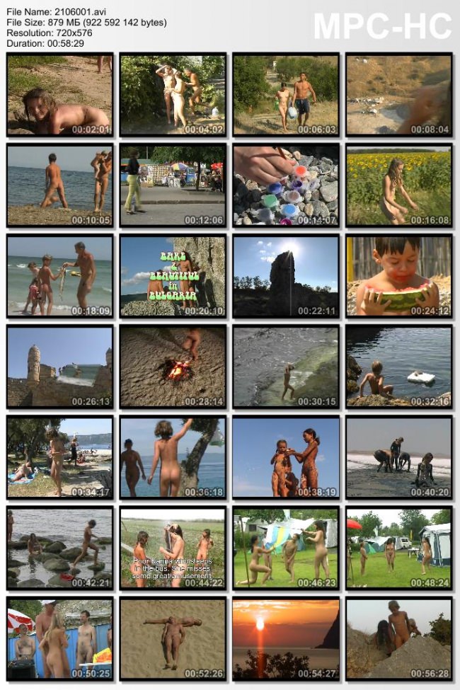 Video a naturism - a family nudism on a solar beach [Pure naturism]