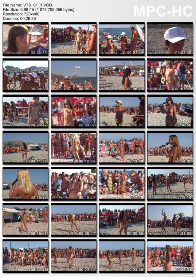 Nudism to Koktebel Ukraine - Family Beach Pageant part2 [Pure naturism]