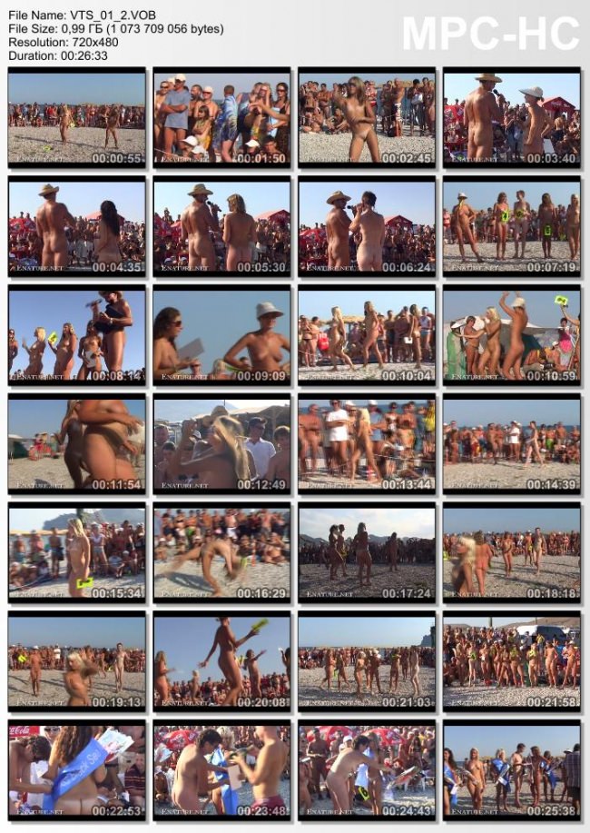 Nudism to Koktebel Ukraine - Family Beach Pageant part2 [Pure naturism]